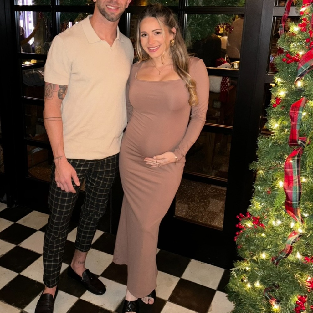 Target Wild Fable Brown Long Sleeve Dress